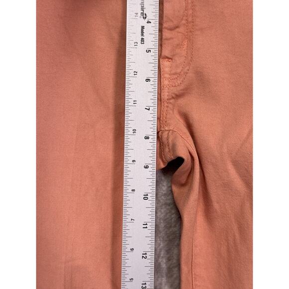 New Mother Jeans 27 Womens The Day Dreamer Low Rise Flare Peach Pink SAMPLES - Picture 4 of 7